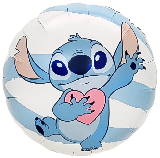 Шар Круг Любимый монстрик с сердечком