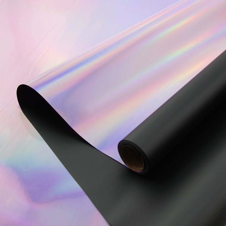 Пленка матовая двухсторонняя с переливом Чёрная